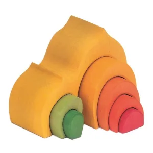 Конструктор nic дерев'яний Будинок Габлі жовтий NIC523022 UA