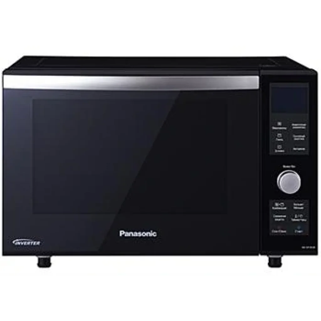 Мікрохвильова піч Panasonic , 23л, електр.керув., 1000Вт, гриль, дисплей, чорний, NN-DF383BZPE UA