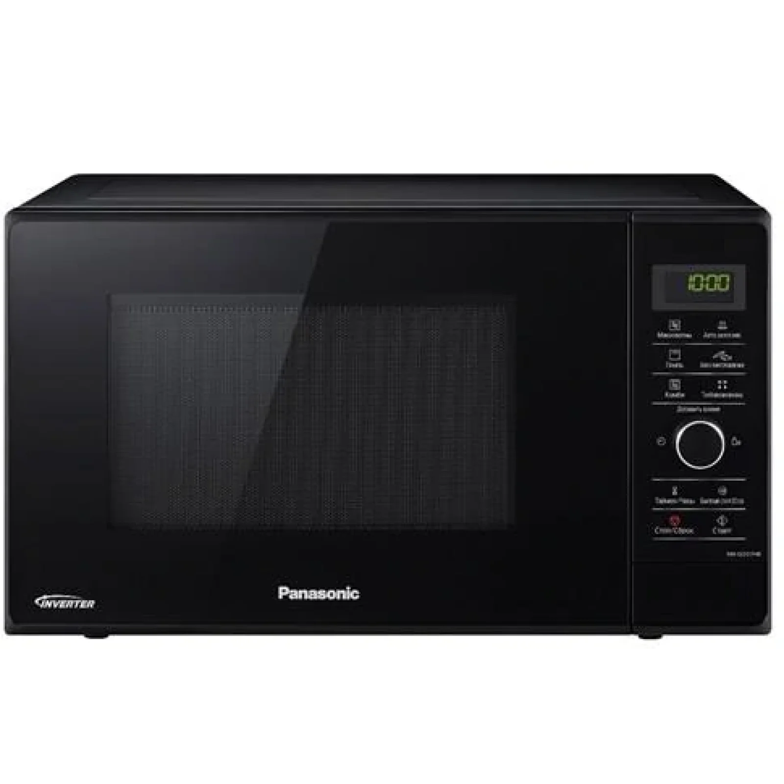 Мікрохвильова піч Panasonic , 23л, електр. керув., 1000Вт, дисплей, чорний, NN-GD37HBZPE UA