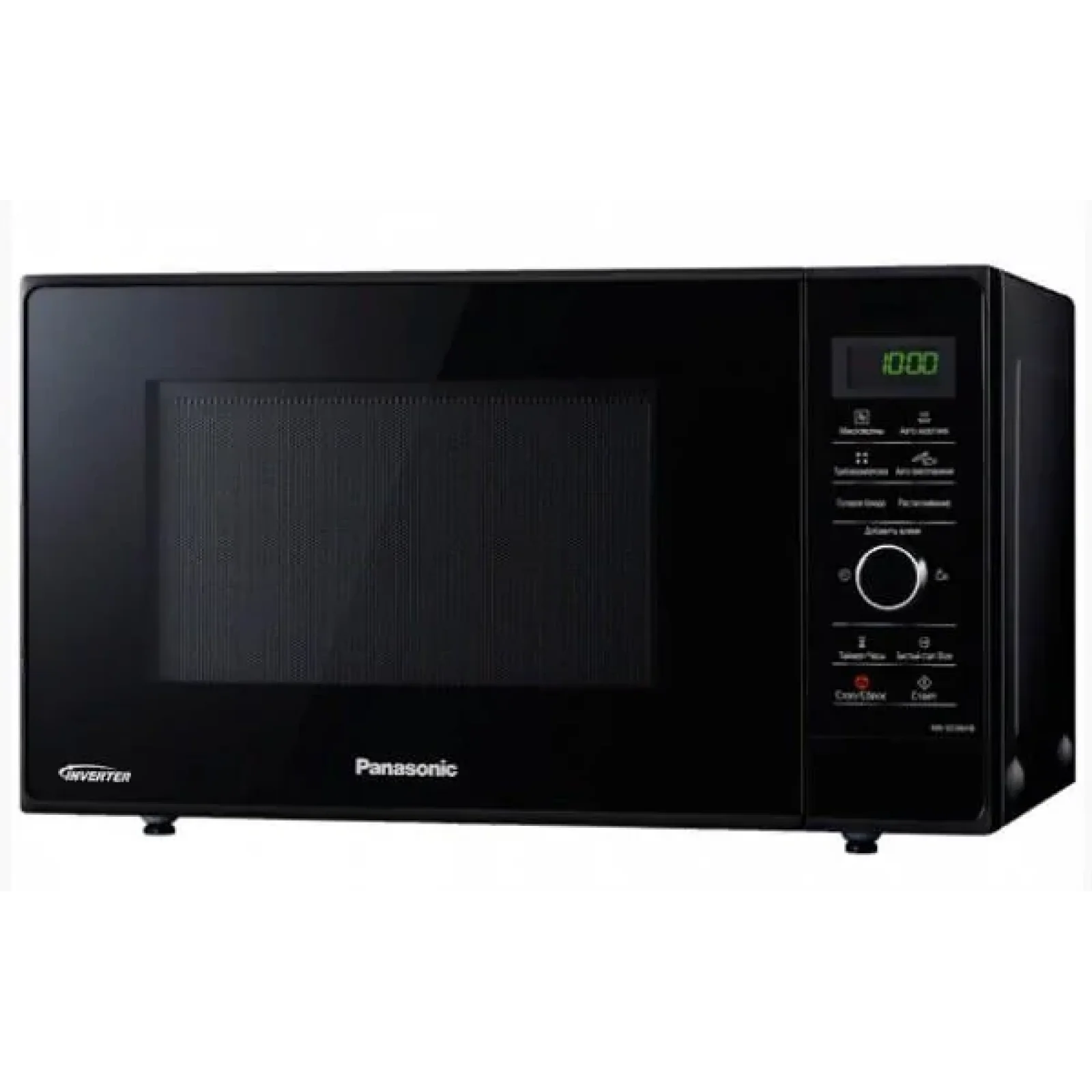 Мікрохвильова піч Panasonic , 23л, електр. керув., 1000Вт, дисплей, чорний, NN-SD36HBZPE UA