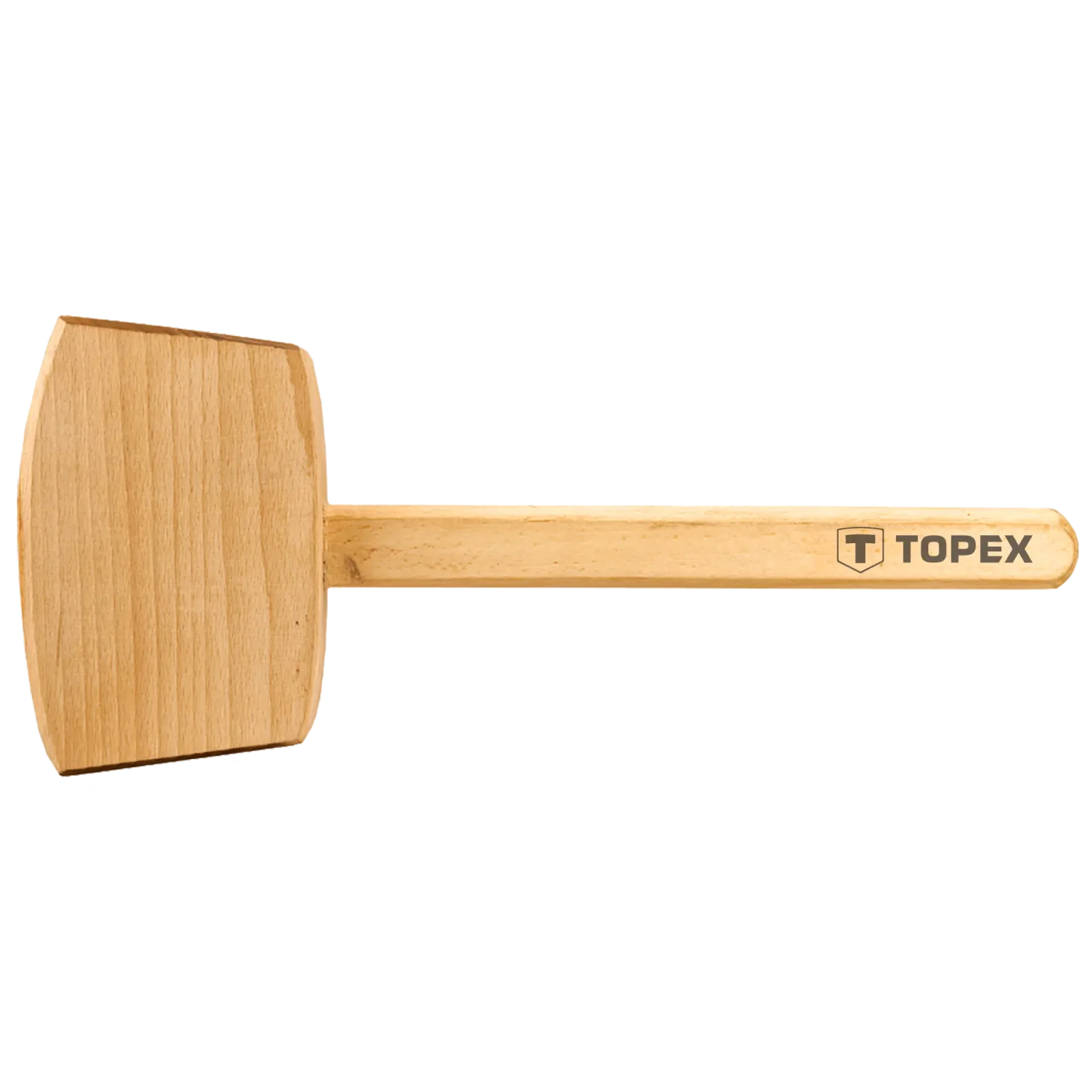 Киянка дерев'яна TOPEX, 500г, рукоятка дерев'яна (02A050) UA