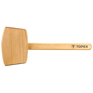 Киянка дерев'яна TOPEX, 500г, рукоятка дерев'яна (02A050) UA