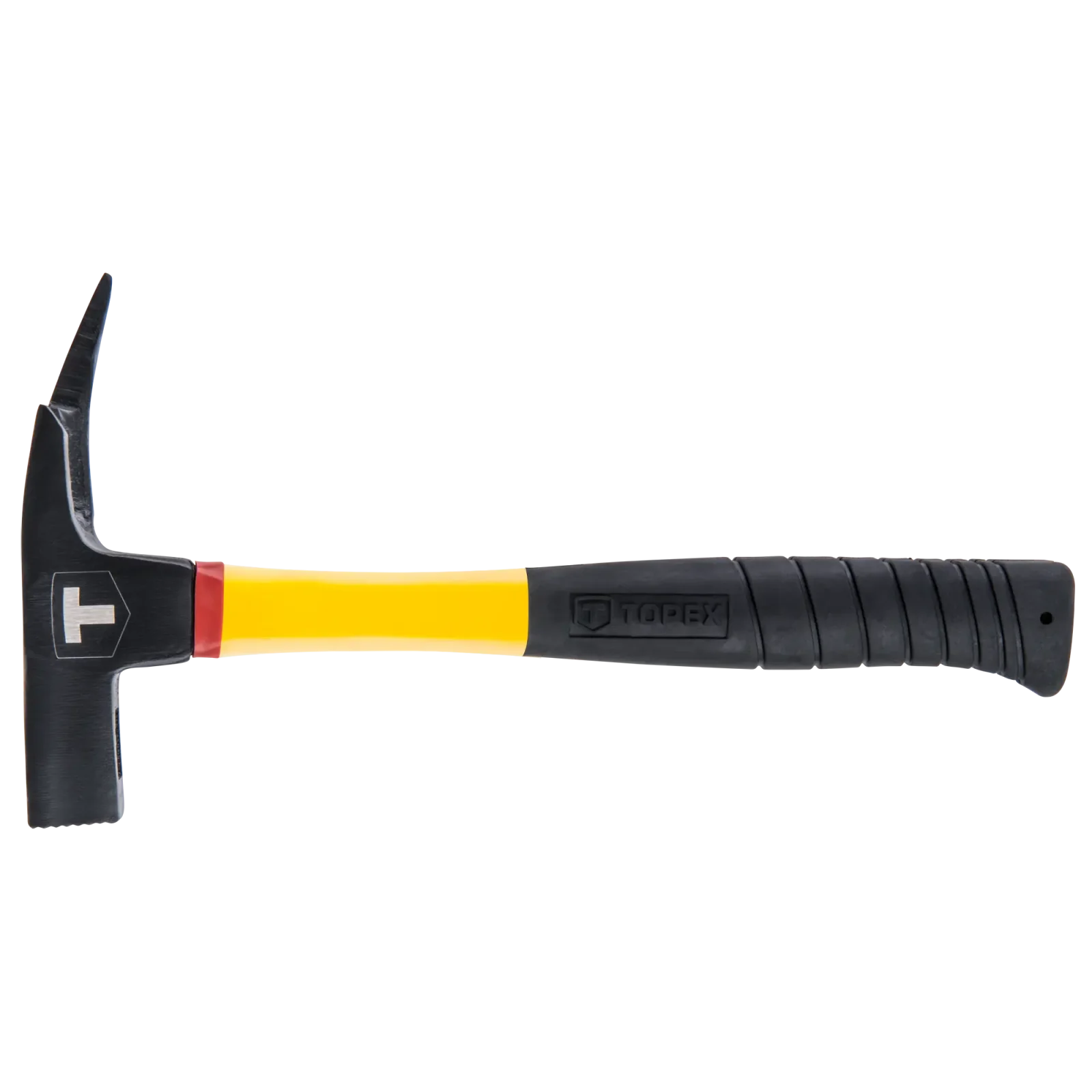 Молоток столярний TOPEX 600г 32.7см магнітний утримувач руків'я скловолокно жовто-чорне (02A120) UA