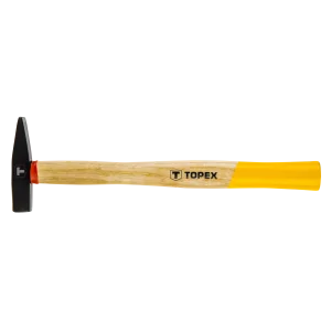 Молоток слюсарний TOPEX 100г 26см руків'я дерев'яне (02A401) UA