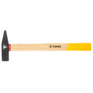 Молоток слюсарний TOPEX 200г 28см руків'я дерев'яне (02A402) UA