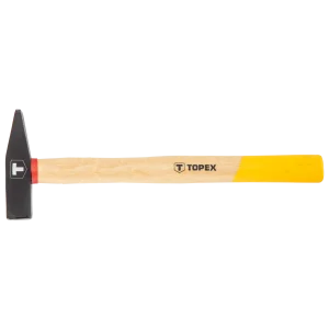 Молоток слюсарний TOPEX 300г 30см руків'я дерев'яне (02A403) UA