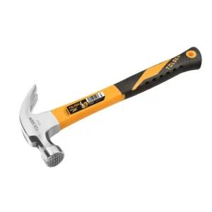 Молоток столярний Tolsen 450г 33см руків'я металеве гумове (25185) UA