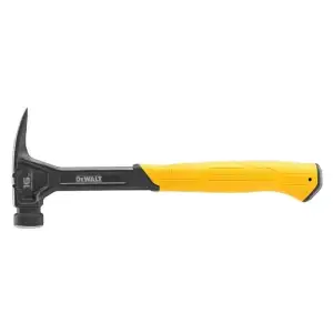 Молоток столярний DeWALT RIP-CLAW 454г 34см руків'я металеве гумове з прямим цвяходером (DWHT51003-0) UA