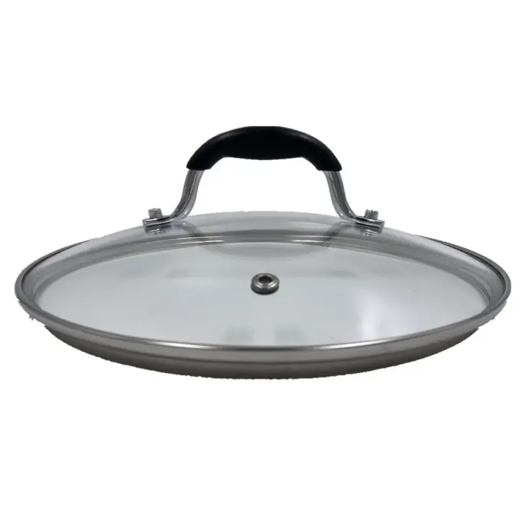 Кришка Ardesto Black Mars, 22см, термостійке скло, нержавіюча сталь, силікон (AR0722SL) UA