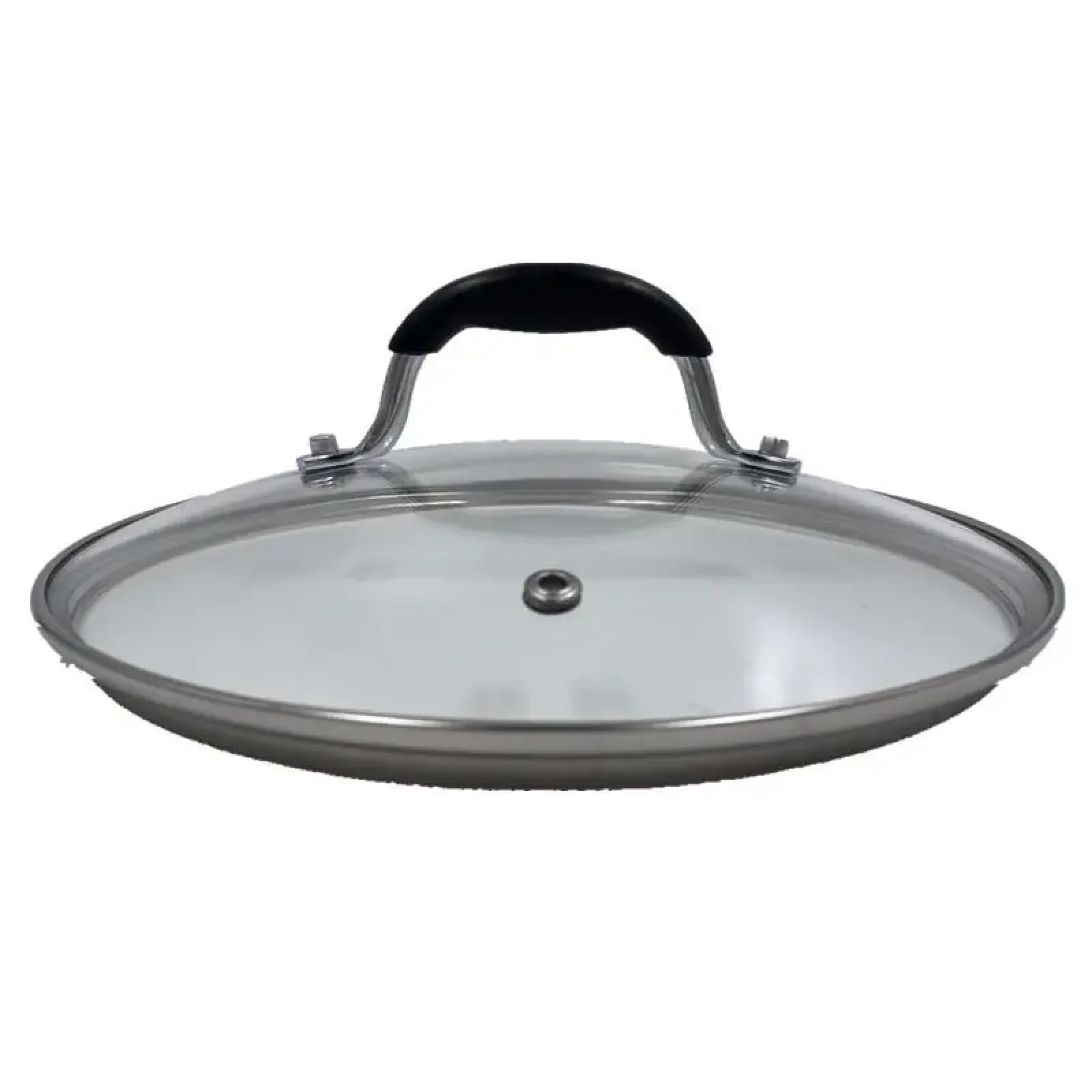 Кришка Ardesto Black Mars, 24см, термостійке скло, нержавіюча сталь, силікон (AR0724SL) UA