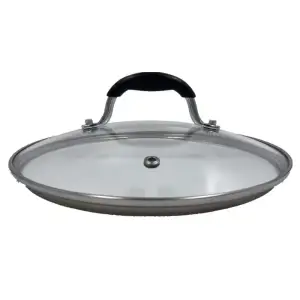 Кришка Ardesto Black Mars, 26см, термостійке скло, нержавіюча сталь, силікон (AR0726SL) UA