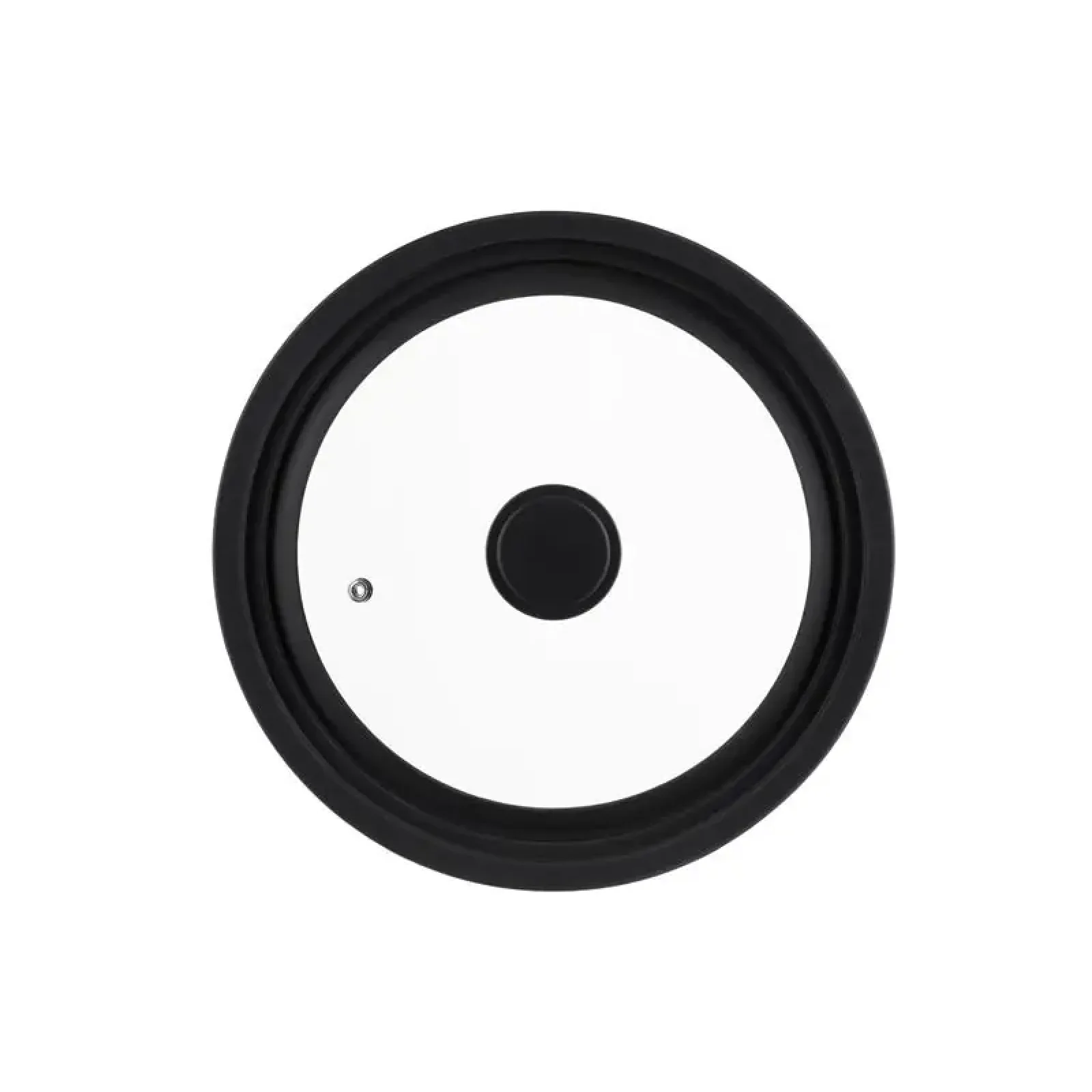 Кришка універсальна Ardesto Black Mars, Smart, 24х26х28см, термостійке скло, силікон (AR2428UL) UA