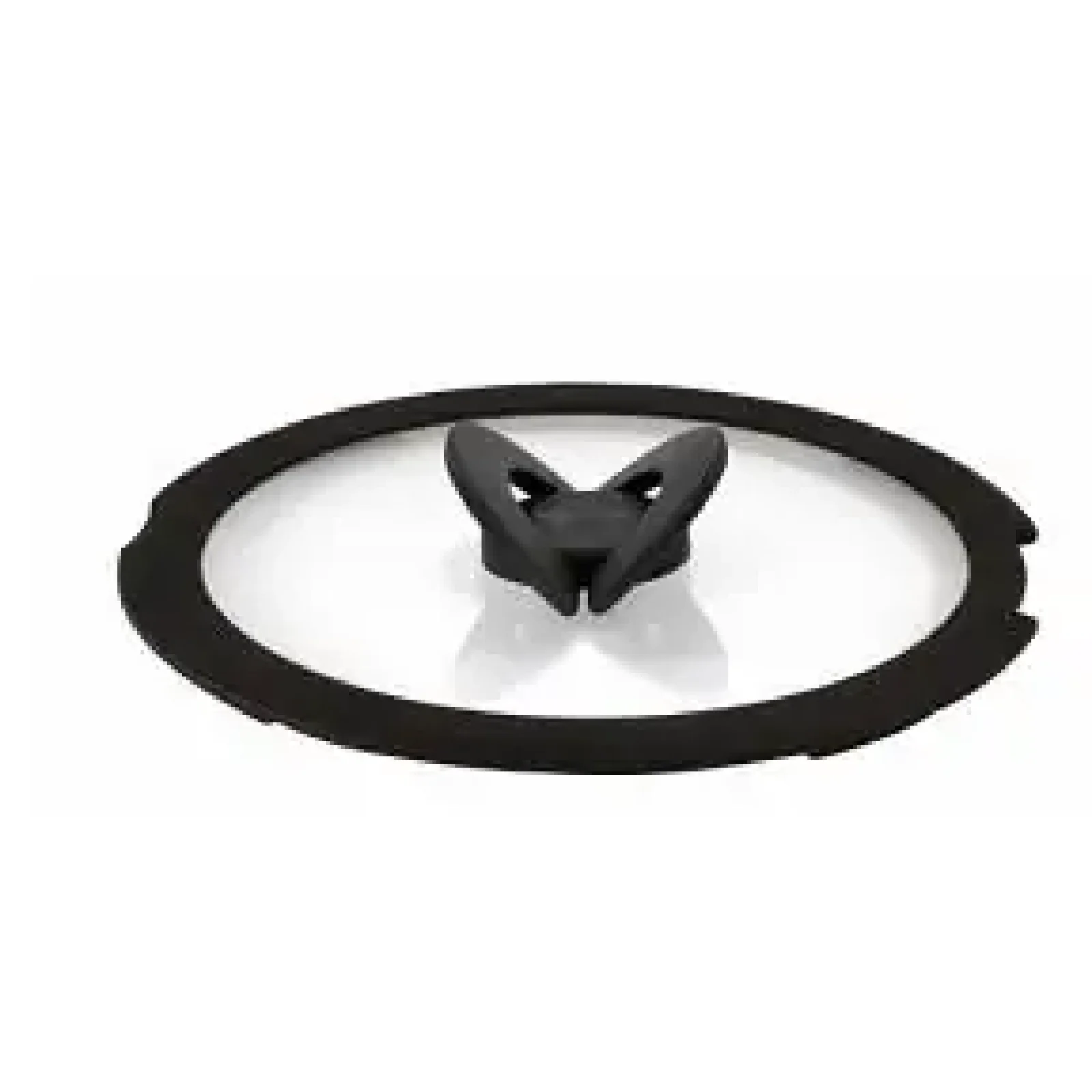 Кришка Tefal Ingenio 16см, скло, силікон, прозоро-чорний (L9846153) UA