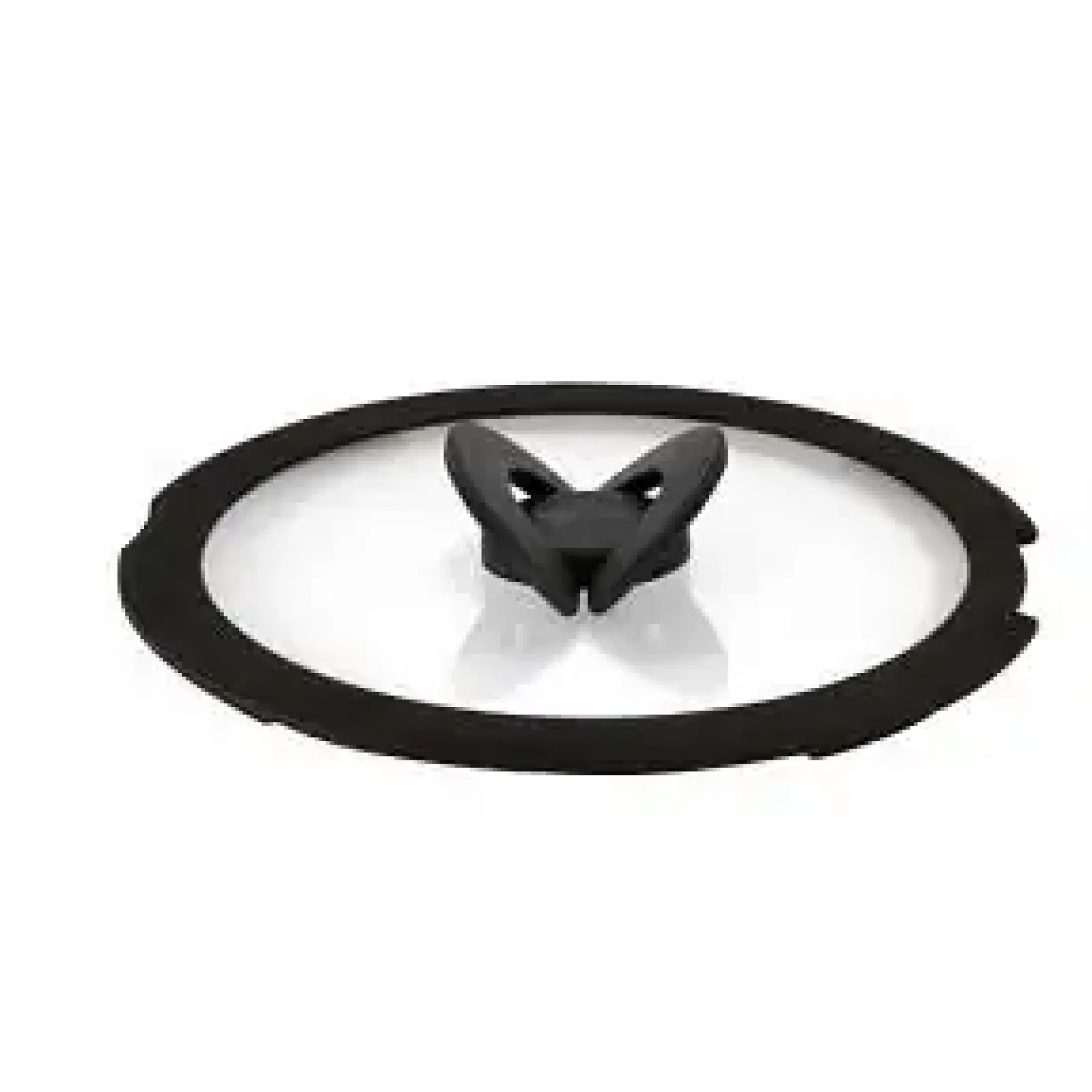 Кришка Tefal Ingenio 18см, скло, силікон, прозоро-чорний (L9846253) UA