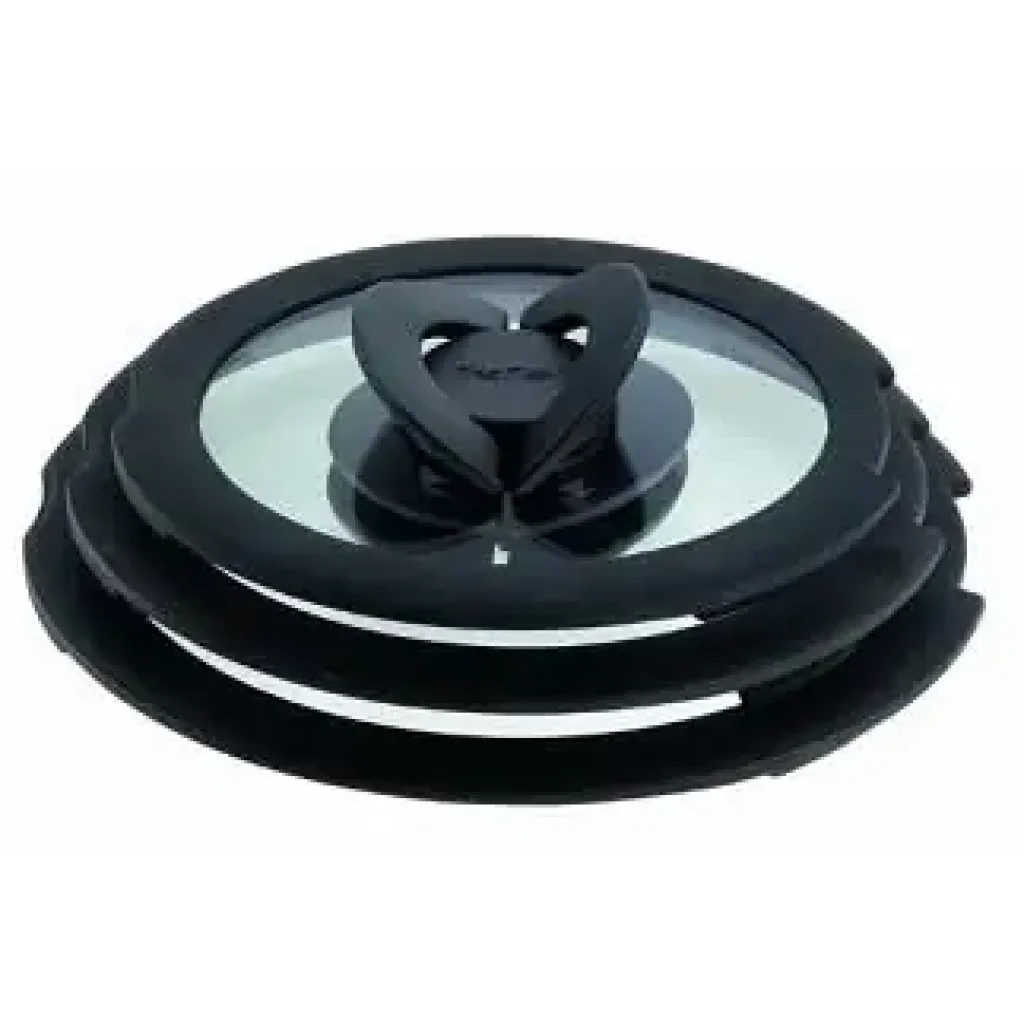 Набір скляних кришок Tefal Ingenio, 16см, 18см, 20см, скло, пластик, чорний (L9849053) UA