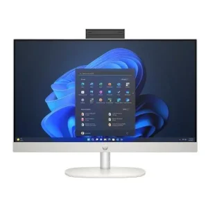 Комп'ютер персональний моноблок HP 245-G10 23.8" FHD IPS AG, AMD R5-7520U, 16GB, F512GB, UMA, WiFi, кл+м, 3р, DOS, білий (A1JL5ES) UA