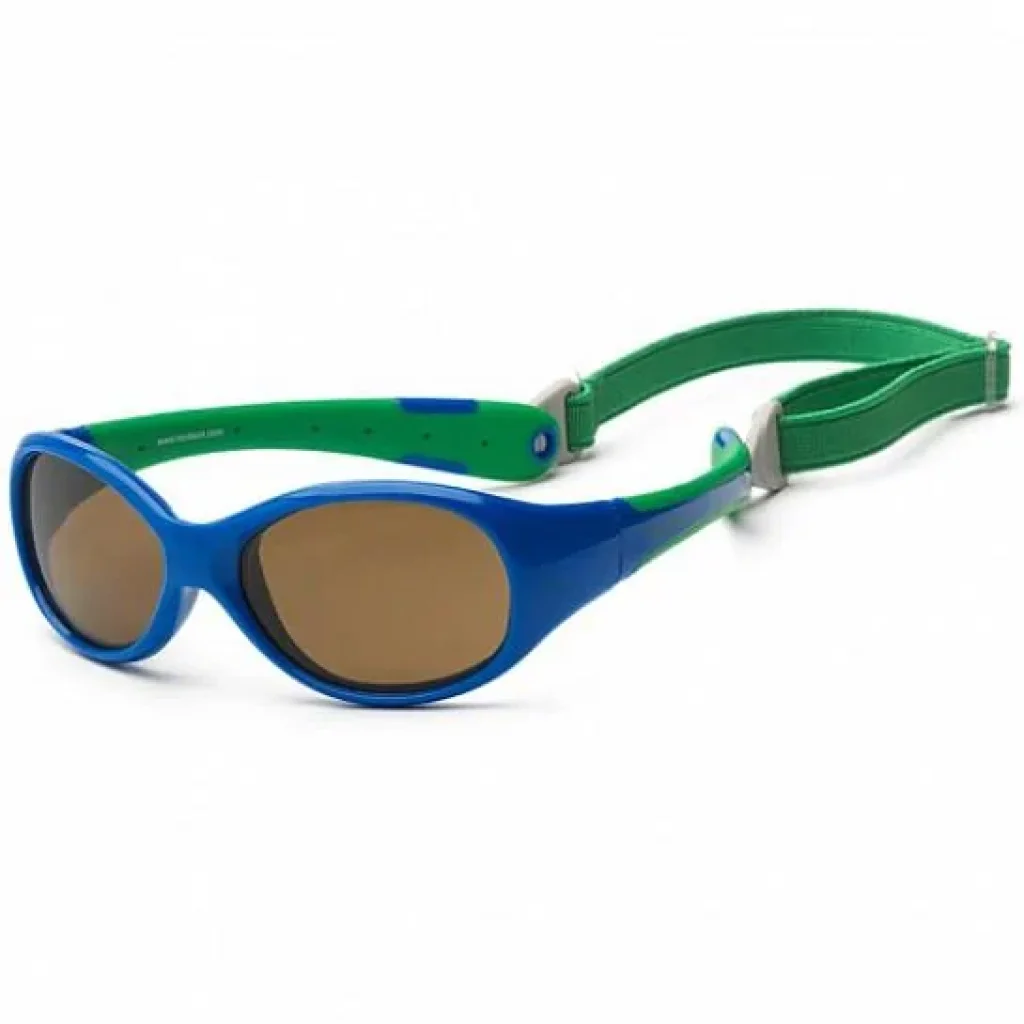 Дитячі сонцезахисні окуляри Koolsun Flex, 3-6р, синьо-зелений, KS-FLRS003 UA