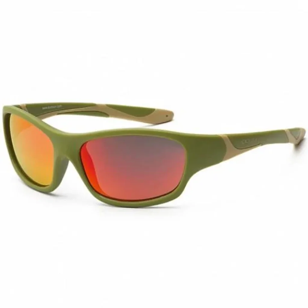 Дитячі сонцезахисні окуляри Koolsun Sport, 6-12р, хакі, KS-SPOLBR006 UA