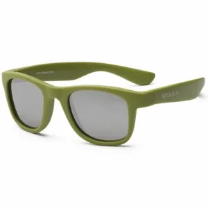 Дитячі сонцезахисні окуляри Koolsun Wave, 3-10р, хакі, KS-WAOB003 UA