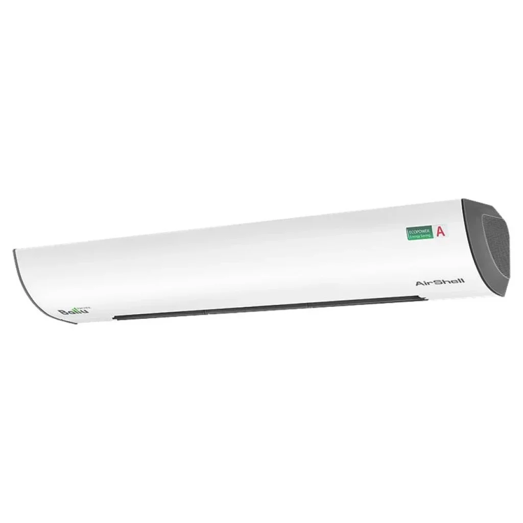 Тепловая завеса Ballu AirShell BHC-L10S06-SP, 6 кВт, ширина 100 см, до 2.5 м, мех. упр.-е, 230 V, белая UA