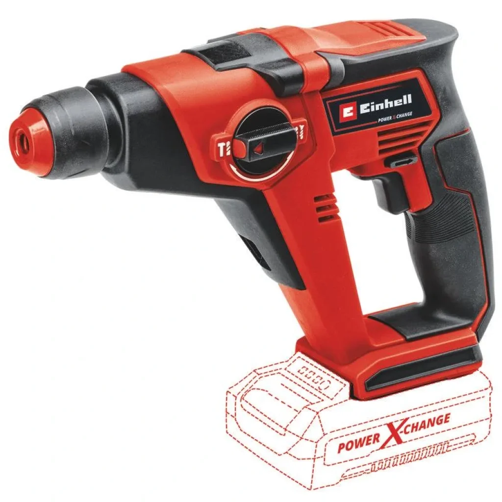 Перфоратор Einhell TE-HD 18/12 Li-Solo, PXC, акум., SDS+, 1.3Дж, 1.7кг, (без АКБ і ЗП), 4513970 UA