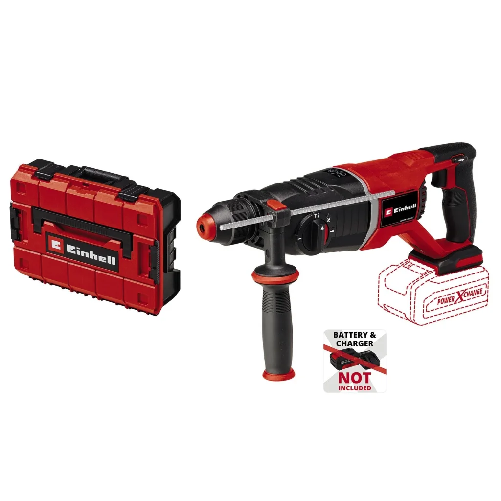 Перфоратор акумуляторний Einhell TP-HD 18/26 D Li BL - Solo PXC 18В 2.6Дж 2.9кг кейс (без АКБ та ЗП), 4514270 UA