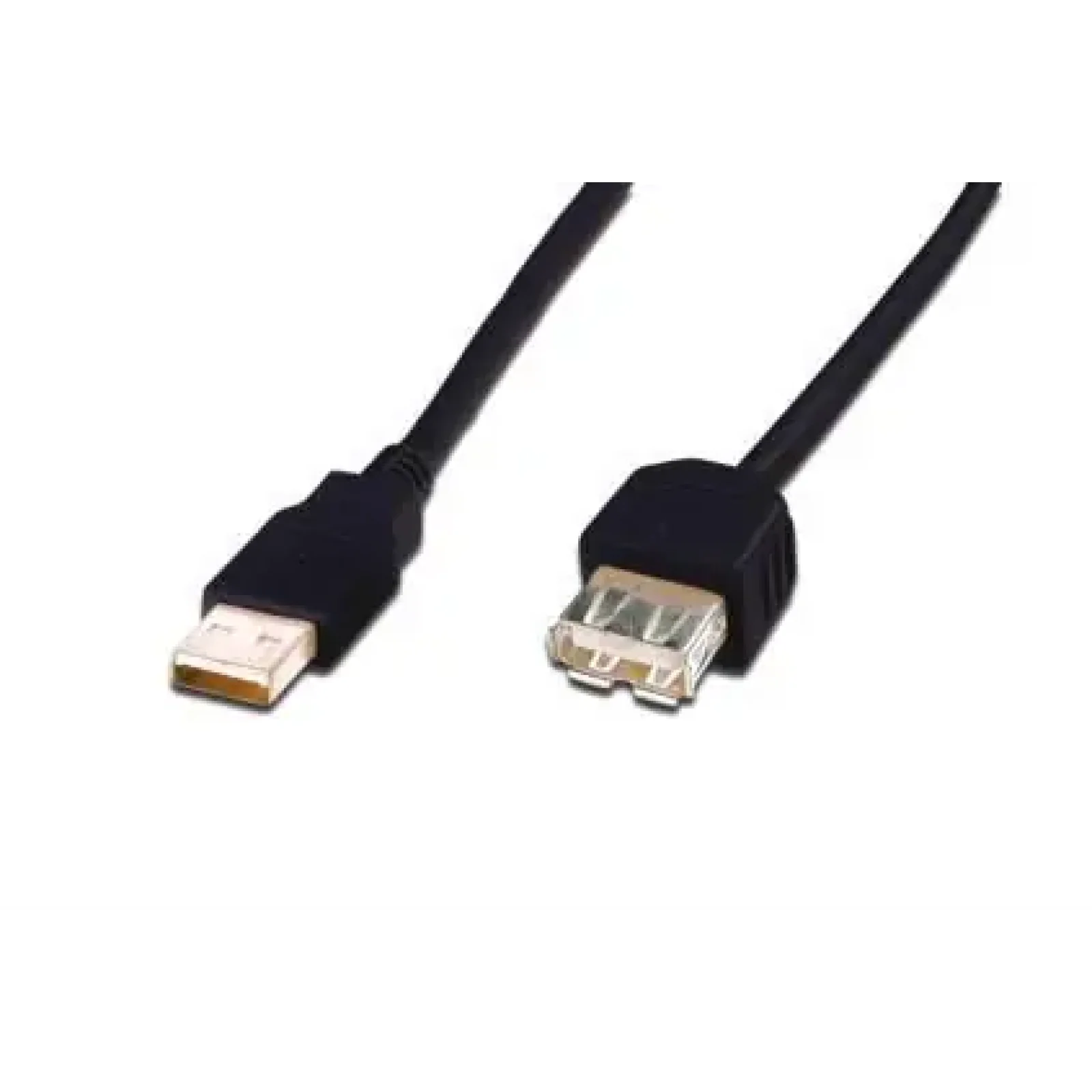 Кабель DIGITUS USB-A (M/F) заряджання/синхронізації, 5м, чорний (AK-300202-050-S) UA