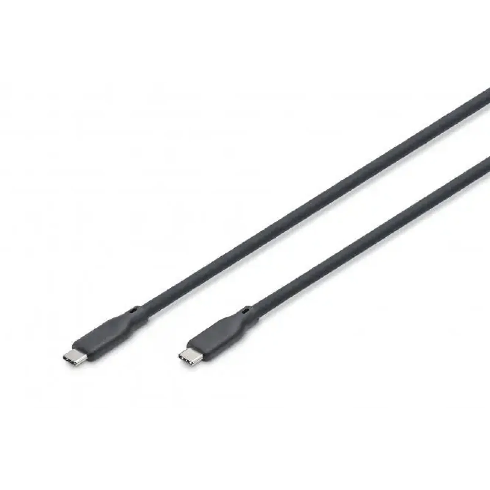 Кабель DIGITUS USB-C заряджання/синхронізації, USB 3.2 Gen 1, 5G, 100W, 4K, силіконовий, 2м, чорний (AK-300342-020-S) UA