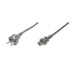 Кабель живлення DIGITUS Schuko > C5, 1.8м, чорний (AK-440103-018-S) UA