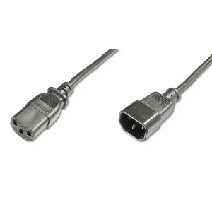Кабель живлення DIGITUS C13 > C14, 1.8м, чорний (AK-440201-018-S) UA