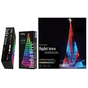Smart LED Гірлянда Twinkly Light tree RGBW 1000, Gen II, IP44, висота 6м (без опори), TWP01KSPP-BEU UA