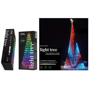 Smart LED Гірлянда Twinkly Light tree RGBW 300, Gen II, IP44, висота 2м, TWP300SPP-BEU UA