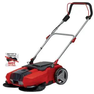 Підмітальна машина акумуляторна Einhell TE-SW 18/610 Li - Solo PXC 18В ширина 610мм бак 20л 1800м2/год 10.3кг без АКБ та ЗП (2352040) UA