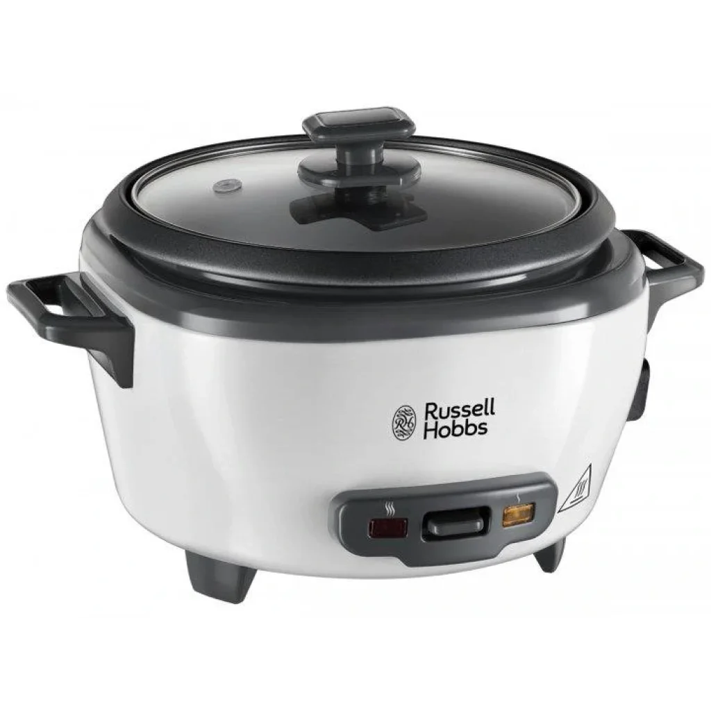 Рисоварка Russell Hobbs 27030-56 Medium, 300 Вт, антипригарне покриття, на 6 порцій, білий UA