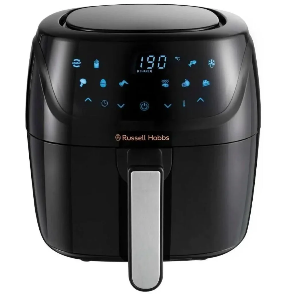 Мультипіч Russell Hobbs SatisFry Air Medium, 1350Вт, чаша-4л, сенсорне керування, алюміній, пластик, чорно-срібний, 27160-56 UA