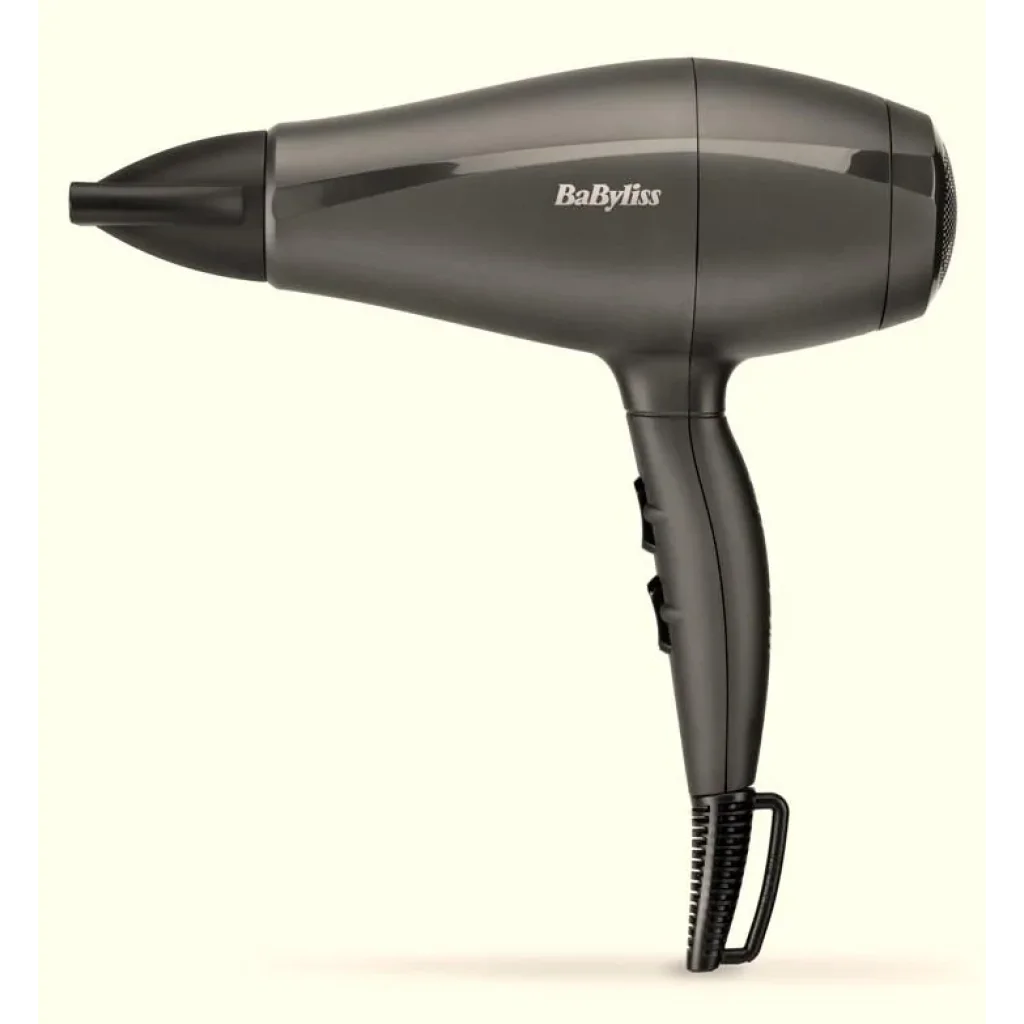 Фен Babyliss Super Light Pro, 2000Вт, 3 режими, HTDC мотор, тонкий концентратор 6 мм, чорний, 5910E UA