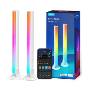 Набір підсвічування Govee H6046 Flow Plus Light Bars, RGBIC, WI-FI/Bluetooth, чорний, H6046311 UA