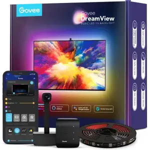 Набір адаптивного підсвічування Govee H6199 DreamView T1 TV Backlight 55-65' RGB Чорний, H61993D3 UA