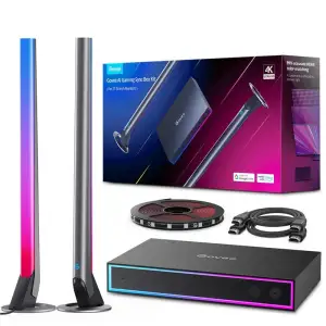 Набір адаптивного підсвічування Govee H6601 HDMI AI Gaming Kit RGB Чорний, H6601311 UA