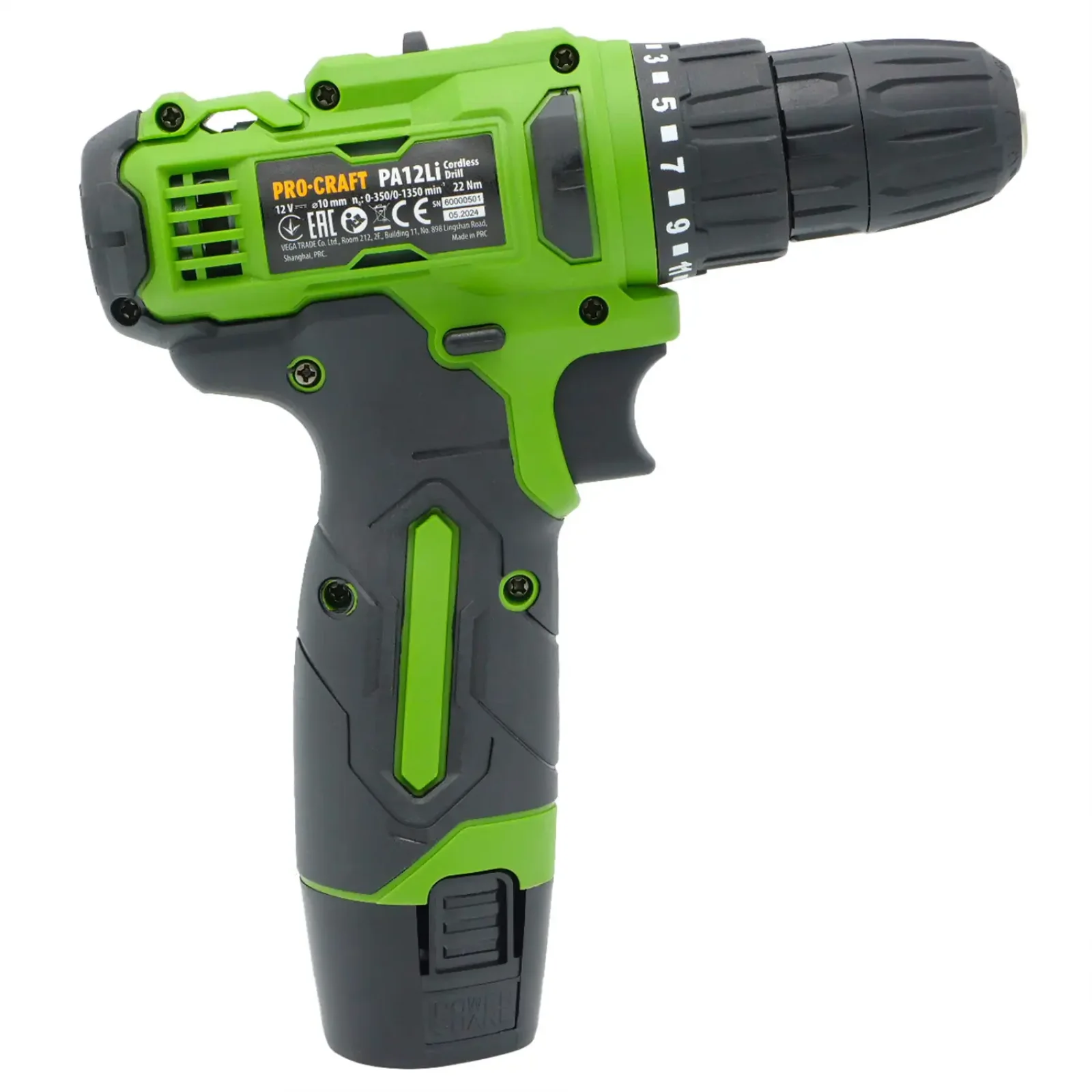 Шуруповерт Procraft PA12Li COMPACT (PA12Li_com) UA