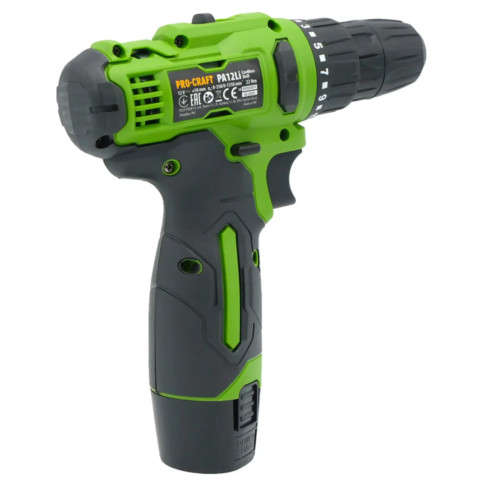 Шуруповерт Procraft PA12Li COMPACT (PA12Li_com) UA