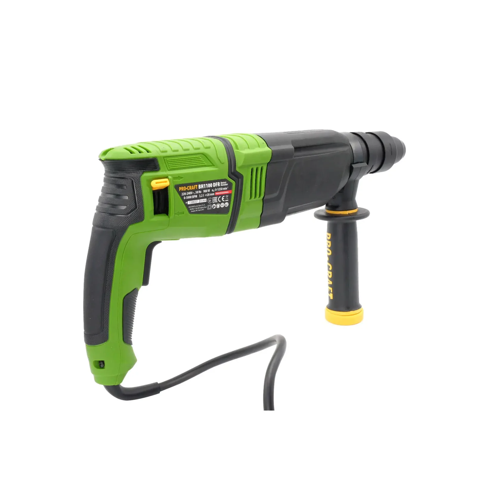 Перфоратор Procraft BH1100DFR UA