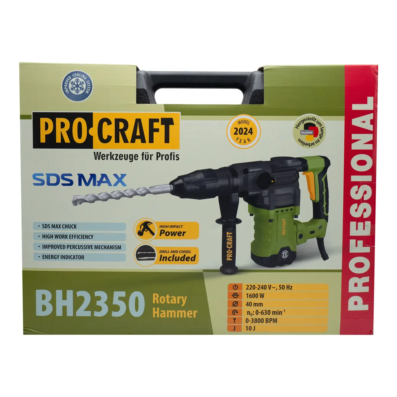 Перфоратор Procraft BH2350 SDS MAX Universal UA