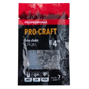 Ланцюг для ланцюгової пилки Procraft L.1/4.28 Universal 1/4" шаг 28 зв. (L14.28) UA