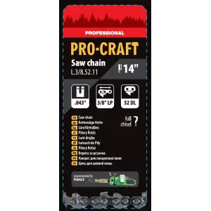 Ланцюг для ланцюгової пили Procraft L-3/8-52.11 (L385211) UA