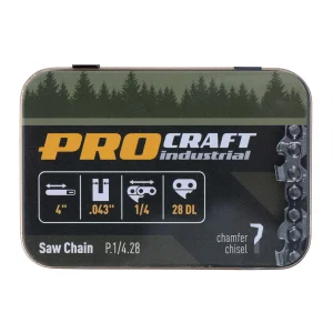 Ланцюг для ланцюгової пилки Procraft industrial P.1/4.28 Universal 1/4" шаг 28 зв. (P14_28) UA