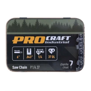 Ланцюг для ланцюгової пилки Procraft industrial P.1/4.37 Universal 1/4" шаг 37 зв. (P14_37) UA