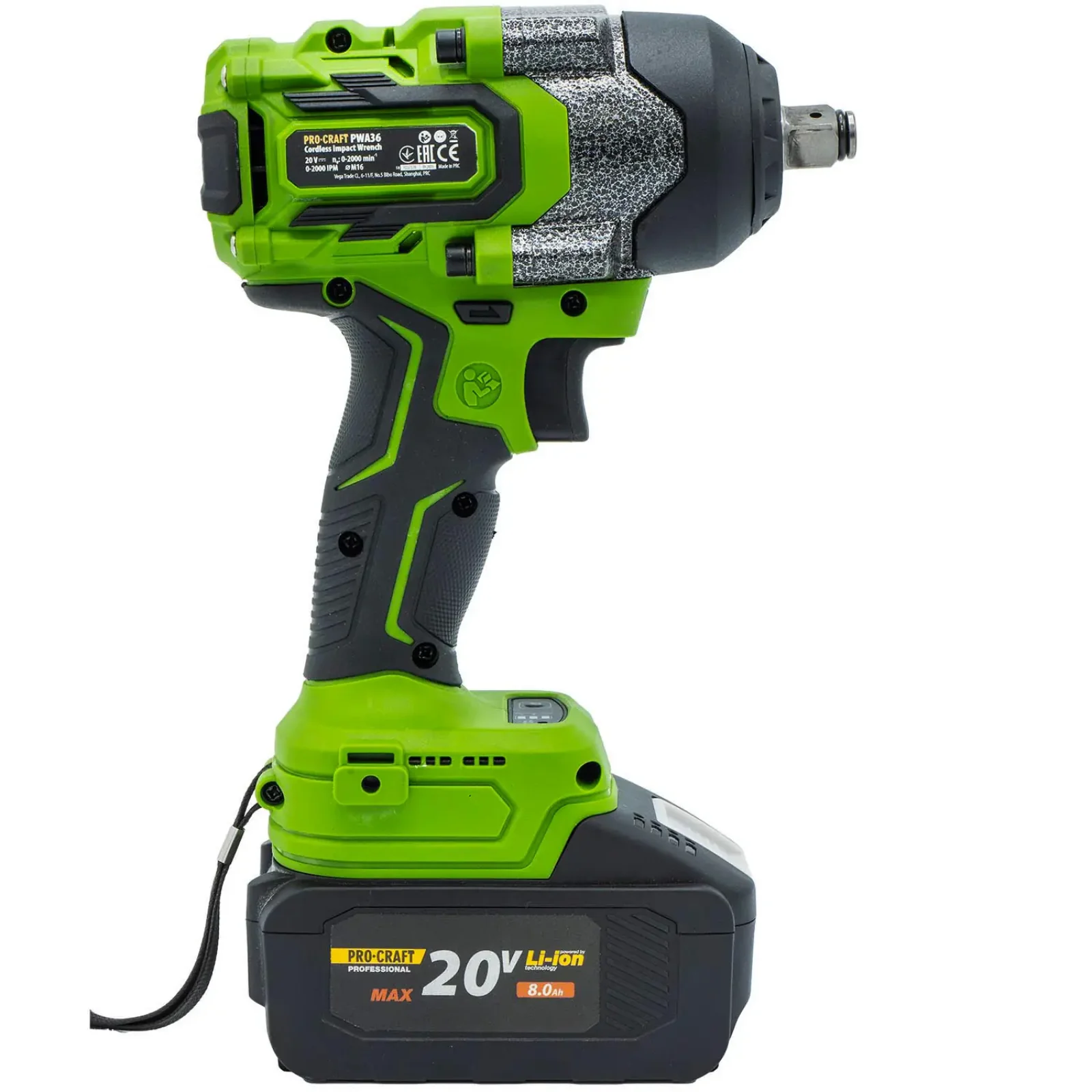 Акумуляторний гайковерт Procraft PWA36 (без АКБ та ЗП) UA