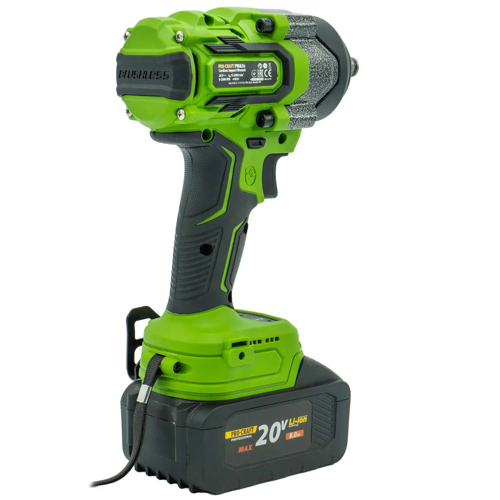 Акумуляторний гайковерт Procraft PWA36 (без АКБ та ЗП) UA