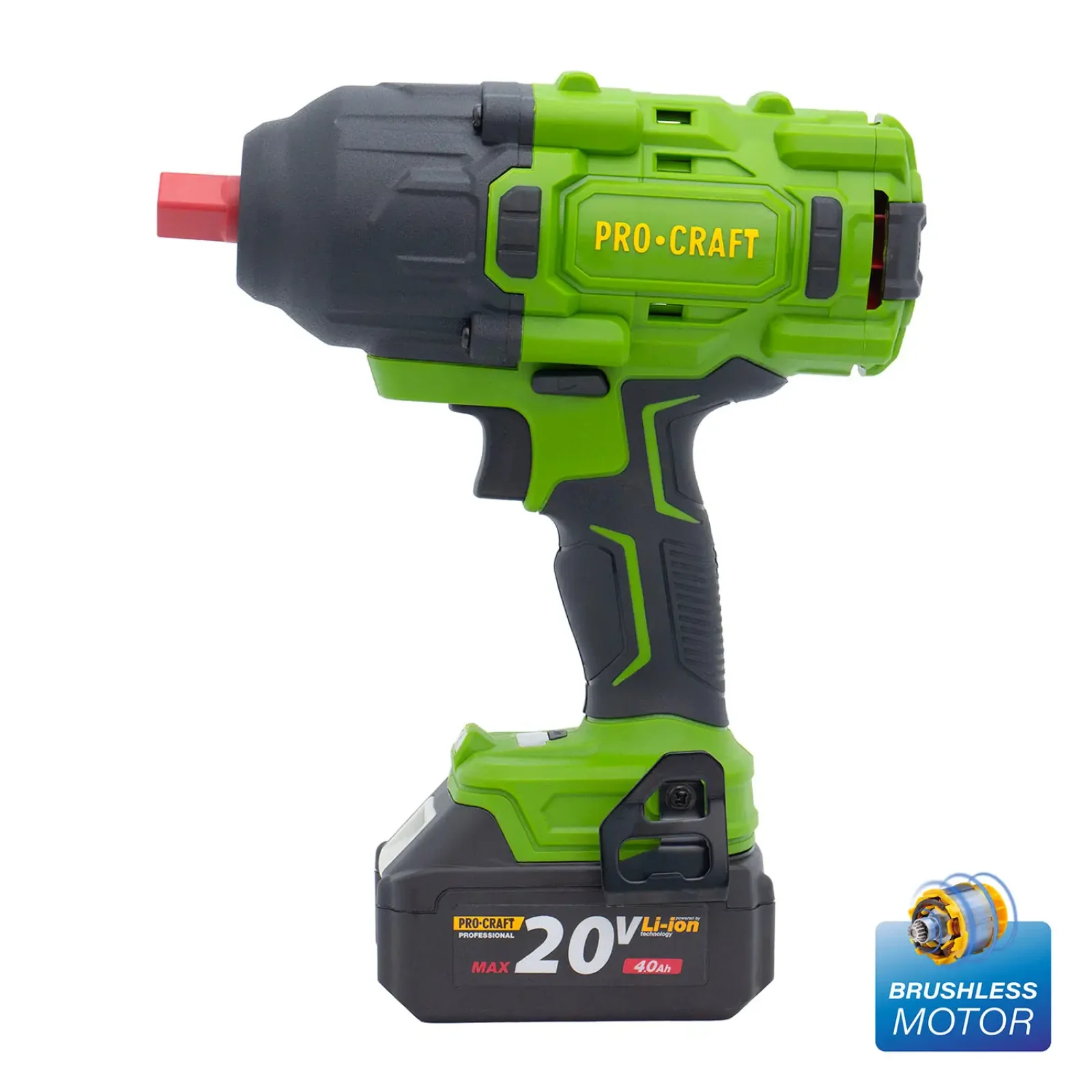 Акумуляторний гайковерт Procraft PWA80 Кейс (з 1 АКБ та ЗП) (PWA80_case) UA